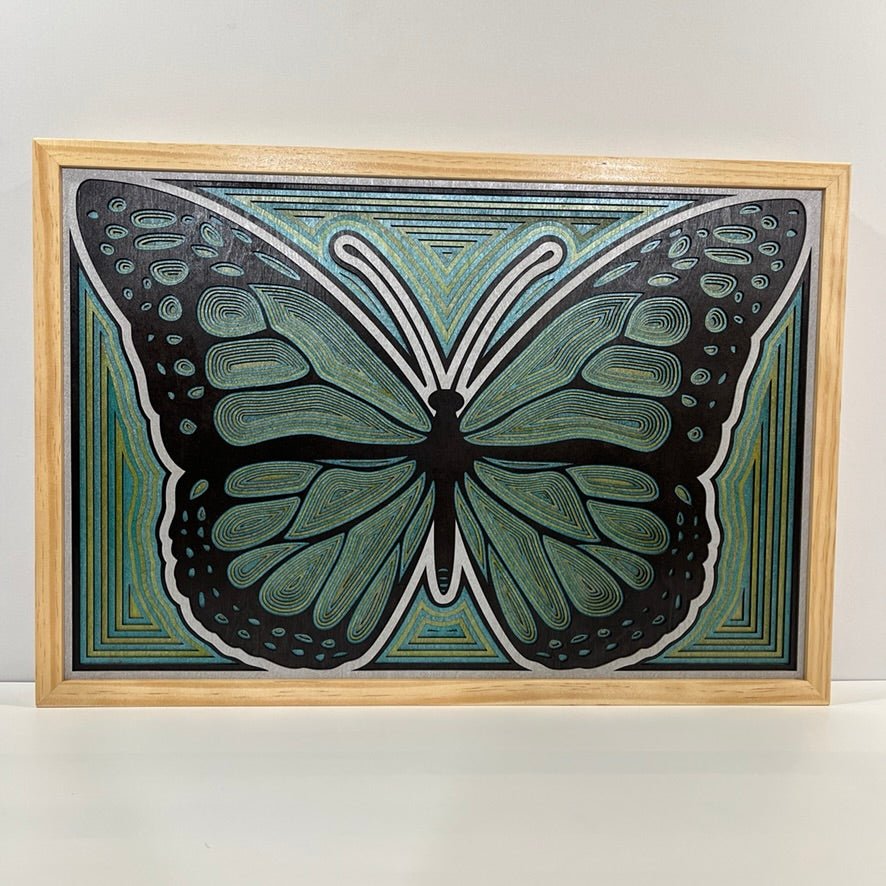 Green Butterfly - Shawn Kemp Art